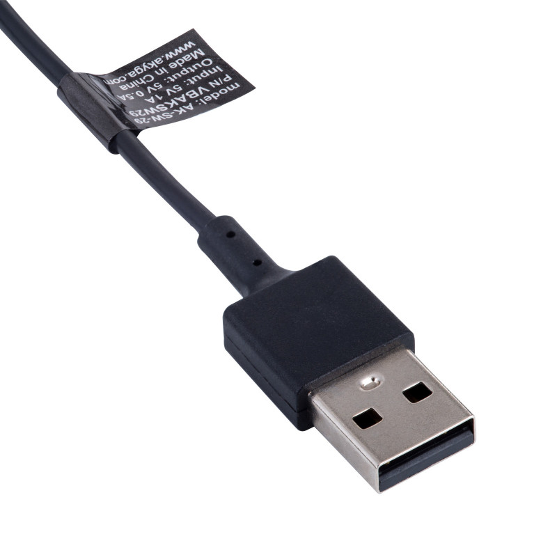 Akyga AK-SW-29 Ladekabel für Fitbit Charge 3 / 4, USB-A, 1 m