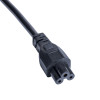 Akyga AK-AG-02A Netzkabel UK BS 1363 (Typ G) auf IEC C5 (Kleeblatt), CCA 3 x 0,5 mm², 1,5 m, Schwarz