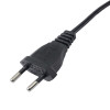 Akyga AK-OT-05A Netzkabel mit offenem Ende CEE 7/16 (Eurostecker), Kupfer 2 x 0,75 mm², 1,5 m, Schwarz
