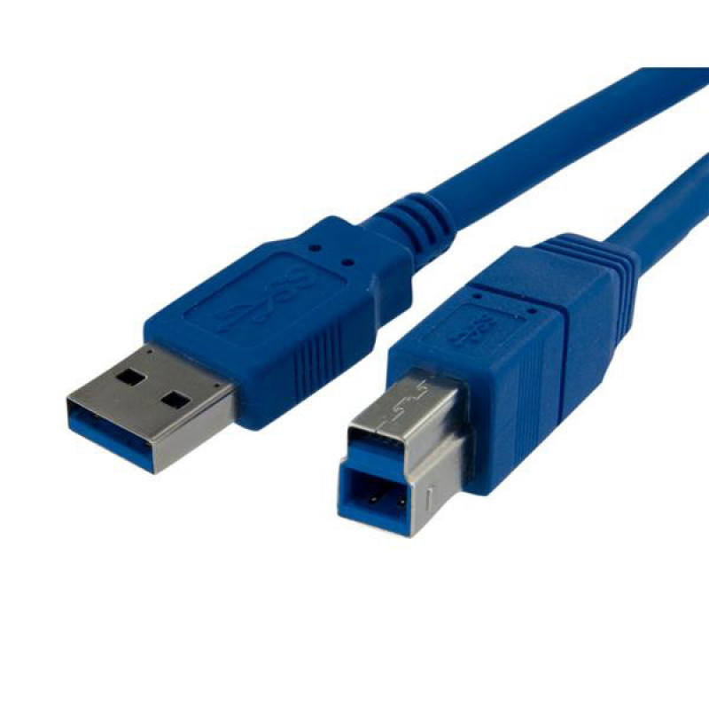 Akyga AK-USB-09 USB 3.0 Druckerkabel USB-A (M) auf USB-B (M), 1,8 m, Schwarz