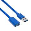Akyga AK-USB-10 USB 3.0 Verlängerungskabel USB-A Stecker auf Buchse, 1,8 m, Schwarz