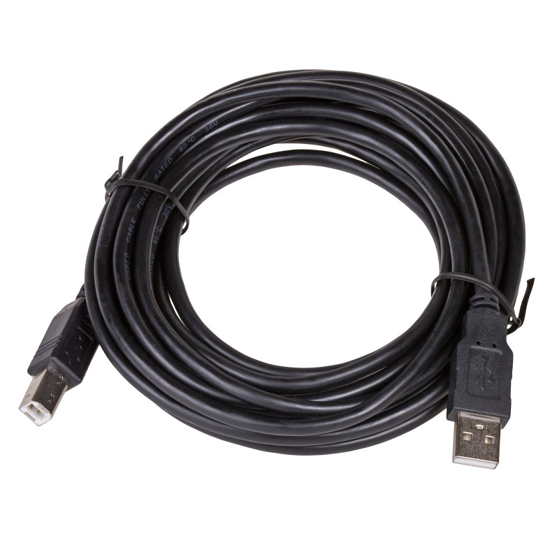 Akyga AK-USB-18 USB 2.0 Druckerkabel USB-A (M) auf USB-B (M), 5 m, Schwarz