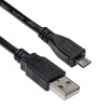 Akyga AK-USB-21 USB 2.0 Kabel USB-A (M) auf Micro USB-B (M), 1 m, Schwarz