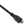 Akyga AK-USB-21 USB 2.0 Kabel USB-A (M) auf Micro USB-B (M), 1 m, Schwarz