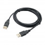 Akyga AK-USB-19 USB 2.0 Verlängerungskabel USB-A (M) auf USB-A (F), 3 m, Schwarz