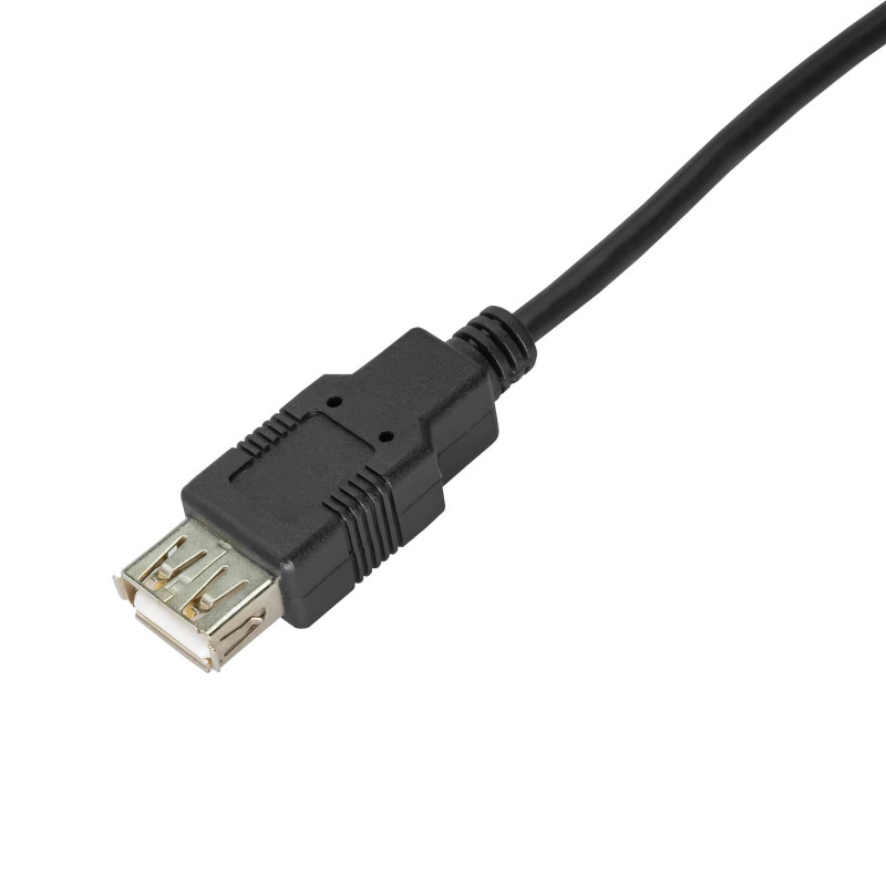 Akyga AK-USB-19 USB 2.0 Verlängerungskabel USB-A (M) auf USB-A (F), 3 m, Schwarz