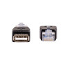 Akyga AK-AD-27 USB-A (F) auf RJ45 (M) Adapter, Schwarz