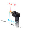 Akyga AK-ND-21 Notebook-Netzteil 19 V / 1,58 A, 30 W, 5,5 x 1,7 mm, 1,2 m, für Acer