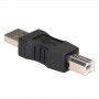 Akyga AK-AD-29 USB-A (M) auf USB-B (M) Adapter, Schwarz