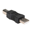 Akyga AK-AD-29 USB-A (M) auf USB-B (M) Adapter, Schwarz
