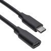 Akyga AK-USB-32 USB-C (M) auf USB-C (F) Verlängerungskabel, USB 3.1, 0,3 m