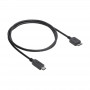Akyga AK-USB-44 Micro-USB B (M) auf USB-C (M) Kabel, USB 3.1, 1 m
