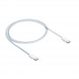 Akyga AK-USB-51 geflochtenes USB-C-auf-USB-C-Kabel für iPhone 15, USB 2.0, 60 W, 1 m, Weiß