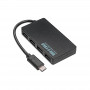 Akyga AK-AD-52 Aktiver USB-C-Hub, USB-C (M) auf 4x USB-A (F), USB 3.1, 20 cm