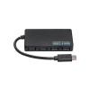 Akyga AK-AD-52 Aktiver USB-C-Hub, USB-C (M) auf 4x USB-A (F), USB 3.1, 20 cm