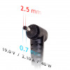 Akyga AK-ND-23 Notebook-Netzteil 19 V / 2,1 A, 40 W, 2,5 x 0,7 mm, 1,2 m, für ASUS