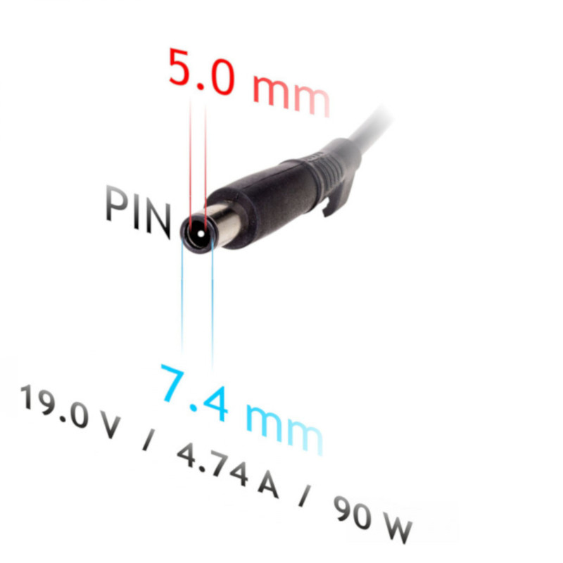 Akyga AK-ND-32 Kfz-Notebook-Netzteil 19 V / 4,74 A, 90 W, 7,4 x 5,0 mm + Pin, für HP