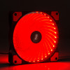 Akyga AW-12E-BR 120 mm Gehäuselüfter, 33 rote LEDs, Molex, Schwarz