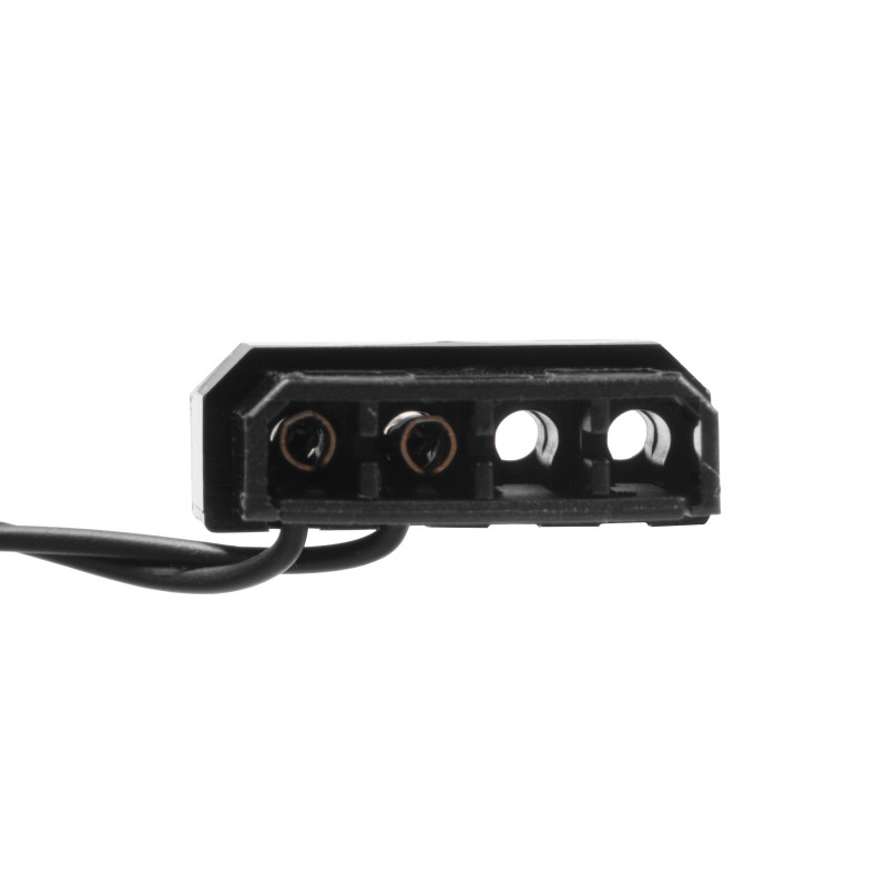Akyga AW-12E-BG 120 mm Gehäuselüfter, 33 grüne LEDs, Molex, Schwarz