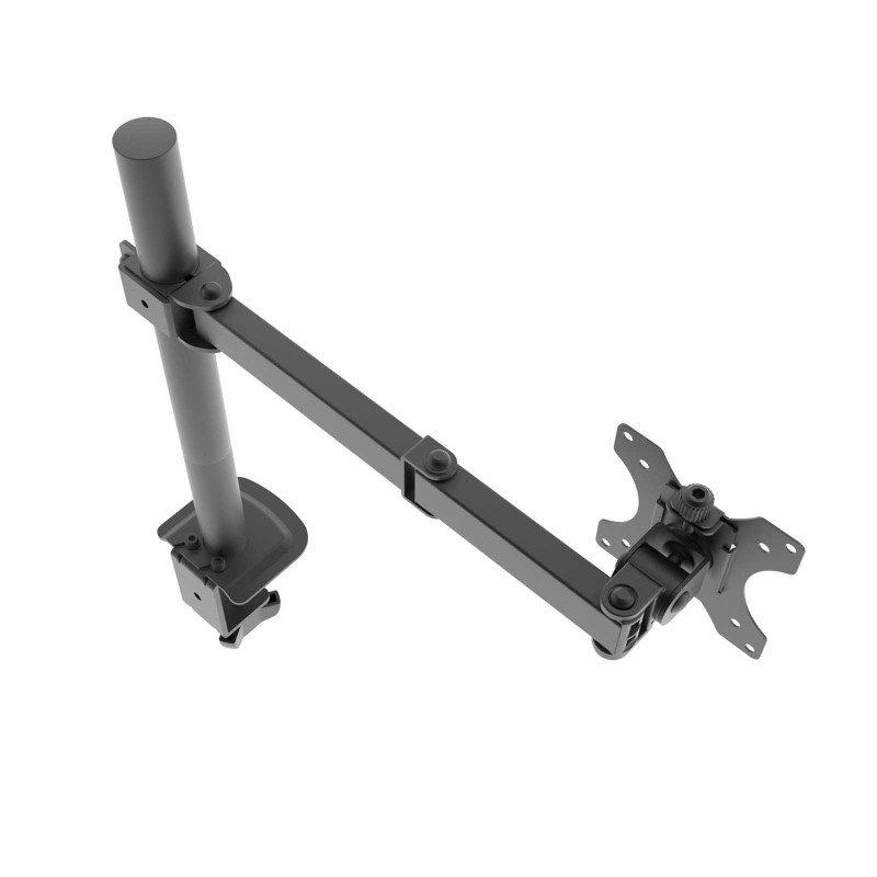 Akyga AK-MB-01 Tisch-Monitorarm für einen Monitor, 15-32", bis 10 kg, VESA 75/100, Schwarz
