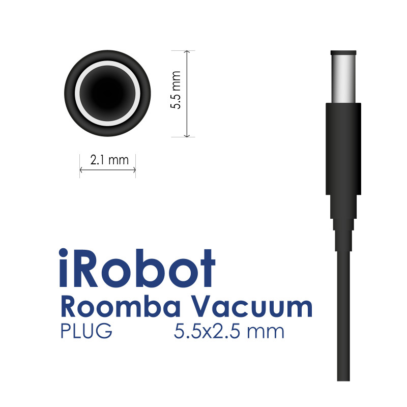 Akyga AK-PD-19 Netzteil für iRobot Roomba, 22,5 V / 1,25 A 28 W, 1,8 m, Schwarz