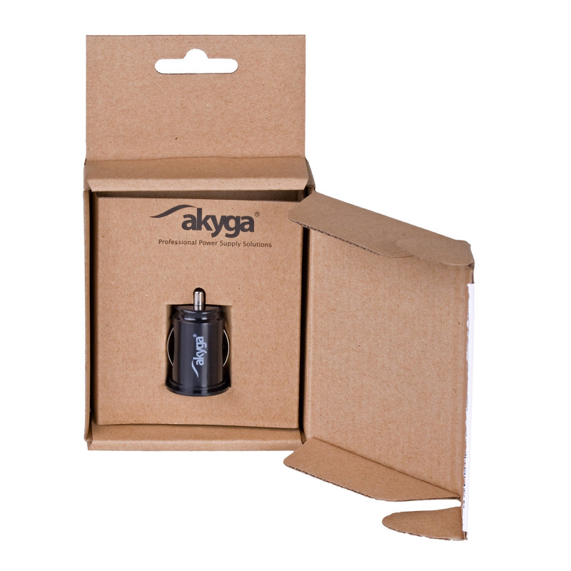 Auto-Ladegerät 12/24V Akyga AK-CH-02 10,5W 2x USB-A 5V / 2,1A schwarz
