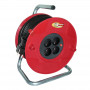 Brennenstuhl Akyga AK-CR-08 Kabeltrommel, 4 Steckdosen, IP20, 25 m, Rot