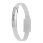 Akyga AK-AD-47 Armband-USB-Kabel, USB-C (m) / USB-A, USB 2.0, 23 cm, weiß