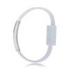 Akyga AK-AD-47 Armband-USB-Kabel, USB-C (m) / USB-A, USB 2.0, 23 cm, weiß