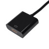 Akyga AK-AD-11 Konverter-Adapter mit Kabel DisplayPort Stecker auf HDMI Buchse, 15 cm, Schwarz