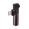Akyga AK-AD-63 Adapter Lightning (m) auf Lightning (f) + 3,5-mm-Klinkenbuchse (f), schwarz