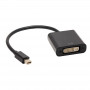 Akyga AK-AD-37 Mini DisplayPort (M) auf DVI 24+5 (F) Adapterkabel, 15 cm