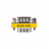 Akyga AK-AD-17 D-Sub 9-polig (M) auf D-Sub 9-polig (M) RS-232 Gender Changer, Silber