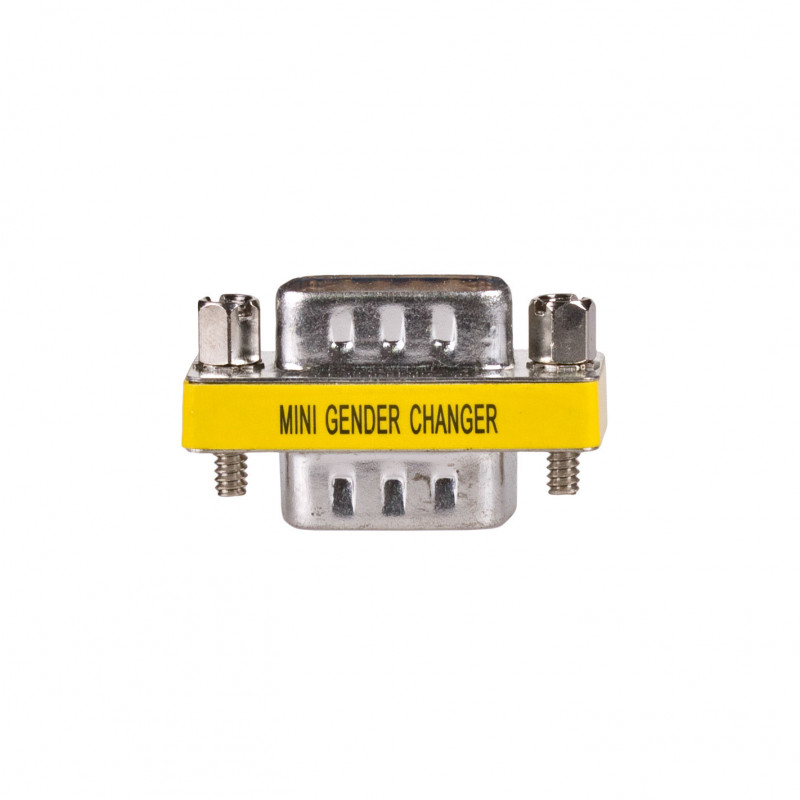 Akyga AK-AD-17 D-Sub 9-polig (M) auf D-Sub 9-polig (M) RS-232 Gender Changer, Silber