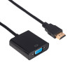 Akyga AK-AD-42 Adapterkabel HDMI (Stecker) auf VGA (Buchse), Full HD, 15 cm