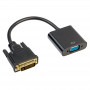 Akyga AK-AD-50 Adapterkabel DVI-D 24+1 (Stecker) auf VGA (Buchse), 15 cm