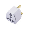Akyga AK-AD-59 Reisestecker-Adapter US / AU / EU auf UK, 250 V, 10 A, Weiß