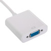 Akyga AK-AD-55 Adapterkabel USB-C (Stecker) auf VGA (Buchse), Full HD, 15 cm