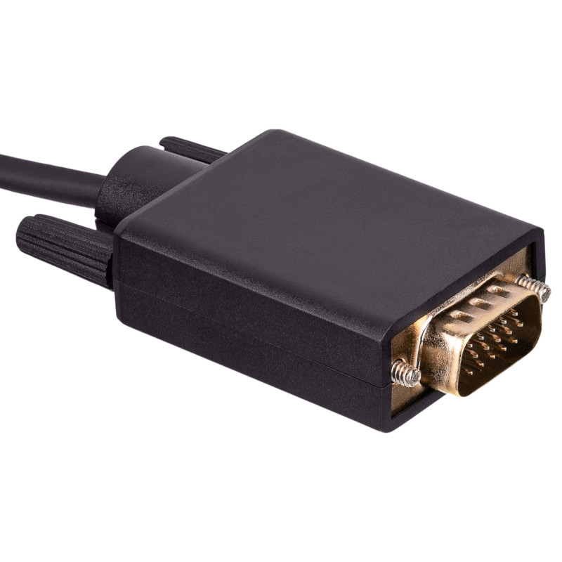 Akyga AK-AV-17 USB-C auf VGA Kabel, 1,5 m