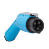 Akyga AK-SC-E02 Typ-1-Ladekupplung (J1772) für Elektrofahrzeuge, 1-phasig, 32 A, Blau