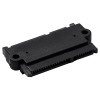 Akyga AK-CA-83 SATA 22-Pin (15+7) Adapter Buchse auf Stecker, Schwarz
