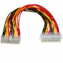 Akyga AK-CA-09 ATX 24-Pin (20+4) Stromverlängerungskabel, 24-Pin (F) auf 24-Pin (M), 30 cm