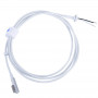 Akyga AK-SC-34 DC-Servicekabel für Notebook-Netzteil MagSafe L, 85 W, 1,2 m, für Apple, weiß