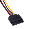 Akyga AK-CA-31 SATA-Stromverteiler-Kabel, SATA (Stecker) auf 2x SATA (Buchse), 2x 15 cm