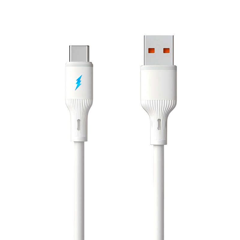 Akyga AK-USB-59 USB-A (M) auf USB-C (M) Kabel, USB 2.0, 1 m, Silikon