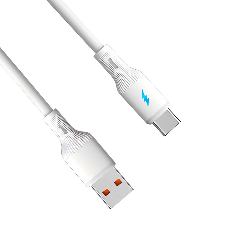 Akyga AK-USB-60 USB-A (M) auf USB-C (M) Kabel, USB 2.0, 1,8 m, Silikon