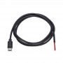 Akyga AK-SC-38 USB-C-Stecker Servicekabel mit offenem Ende, 10 W (5 V / 2 A), 1 m, schwarz
