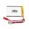 Akyga AKY0638 LP603450 Li-Po-Akku 3,7 V 1200 mAh mit PCM, JST 2,54 mm 2-Pin-Stecker, 100 mm Kabel