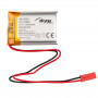 Akyga AKY0663 LP103040 Li-Po-Akku 3,7 V 1200 mAh mit PCM, JST 2,54 mm 2-Pin-Stecker, 150 mm Kabel