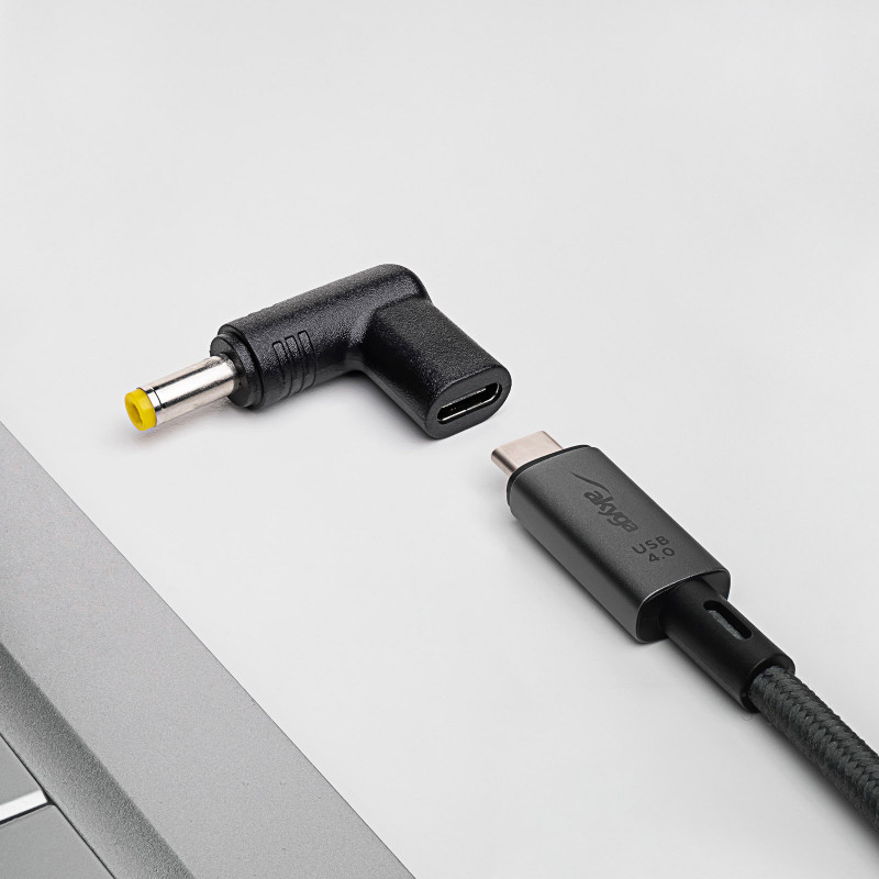 Akyga AK-ND-C03 Ladeadapter USB-C auf DC 4,8 x 1,7 mm für Notebooks, 18,5-20 V, 100 W